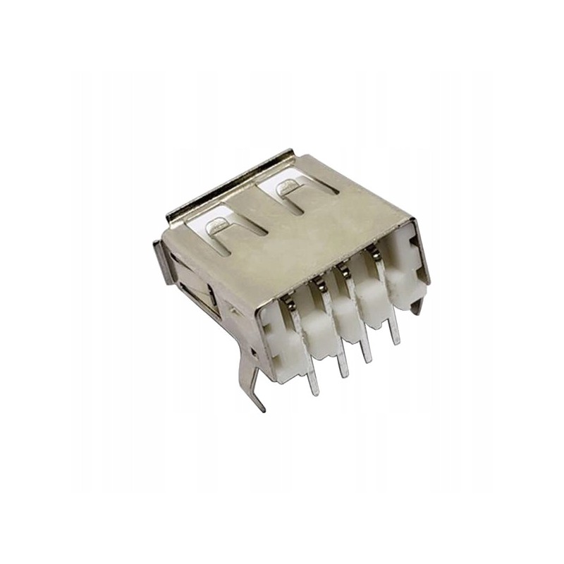 Gniazdo żeńskie USB 2.0AF 90° 14.0mm THT x5 szt.